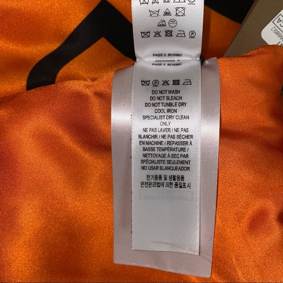 Burberry Orange Padded Scarf - Picture 12 of 13